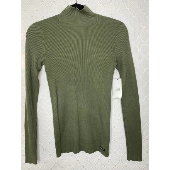 Calvin Klein Sweaters - Calvin Klein Jeans Mock Neck Rib Knit Sweater NWT